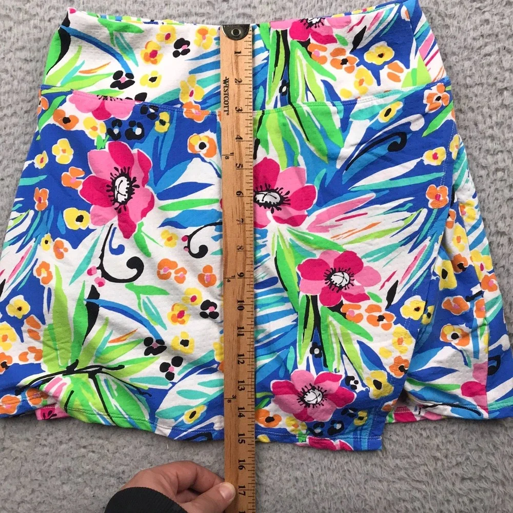 IBKul Wrap Skort Womens XS Multi Floral Performance Golf Pickleball Tennis Skirt